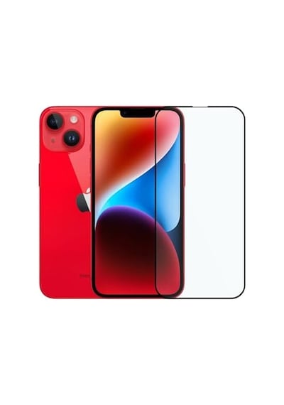 Tam Kaplayan Parmak İzi Bırakmayan Safir Ekran Koruyucu Cam, İphone 14 İle Uyumlu
