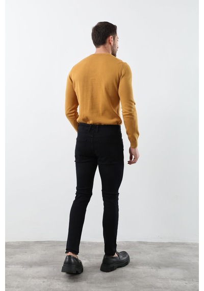 Banny Jeans Erkek Koyu Lacivert Straight Fit Jean Pantolon Açık Mavi 31
