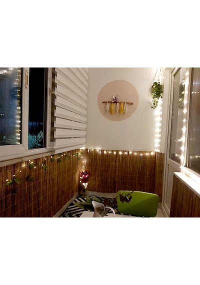 80 Cm X 6 Metre Hasır Kamış Dekarasyon Bahçe Çiti Balkon Çiti