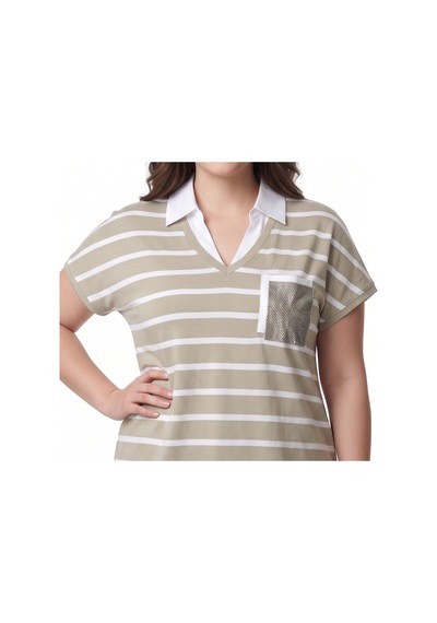 Daido Daıdo Kadın T-shirt 20y331900224 Bej