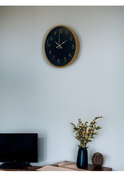 36 Cm Kahverengi Standart Duvar Saati Çok Renkli 19154315