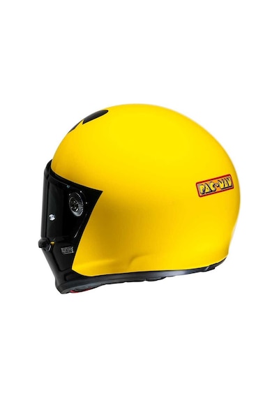 Hjc V10 Pac-Man Bandai Namco MC3 Kapalı Kask Sarı - Siyah