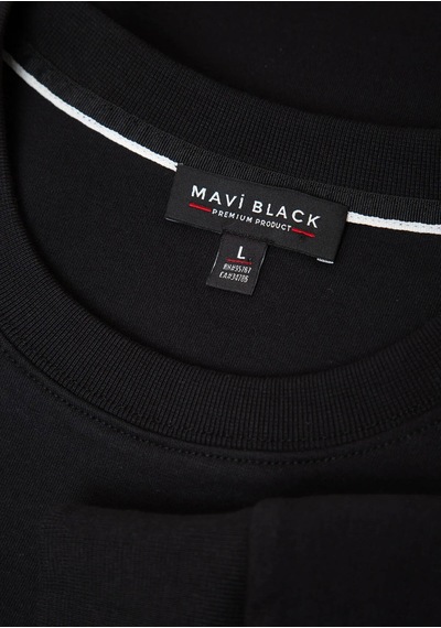 Mavi Basic Siyah Erkek Sweatshirt M0s10629-900