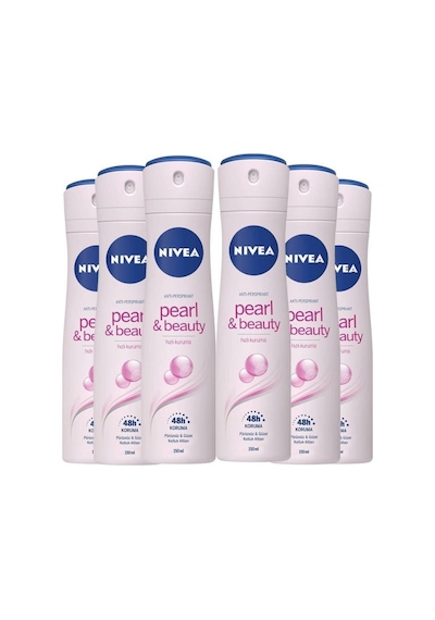 Nivea Pearl&Beauty Kadın Sprey Deodorant 150 ML x 6