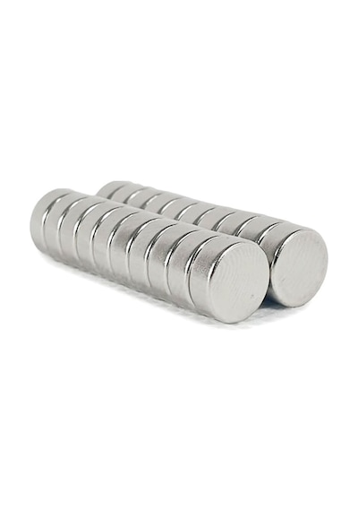 8 X 3 Mm Yuvarlak Neodyum Mıknatıs - 10 Adet