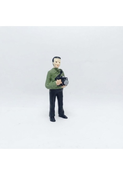 Fotoğrafçı Adam-teraryum Figürü 8.8cm Çok Renkli