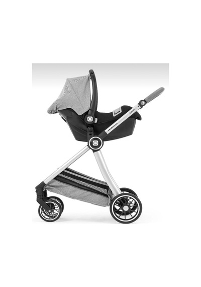 4'lü Set / Comfy Life Seyahat Sistem Bebek Arabası / Oto Koltuğu / Bebek Bakım Çantası / Yağmurluk Siyah