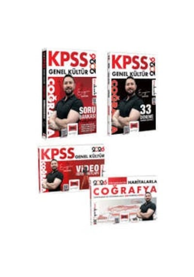 Yargı Yayınları 2026 Kpss Genel Kültür Coğrafya Soru - Deneme - Video Ders - Harita Seti Engin Eraydın