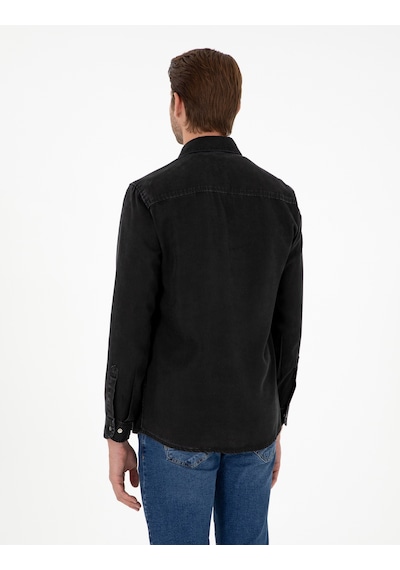 Pierre Cardin Erkek Siyah Gömlek Jean 50292591-vr046 Siyah