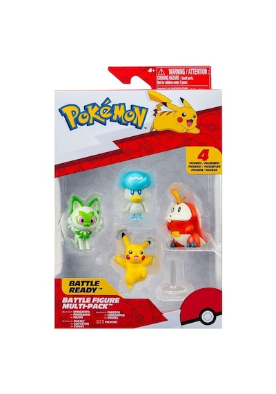 Pok Pkw3402 Pokemon Battle 4'lü İlk Figür Set