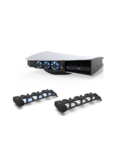 Hepu Tp5-1523e Ps5 Soğutma Fanı Yüksek Hava Akışı + Sessiz Fan + Led Işıklı