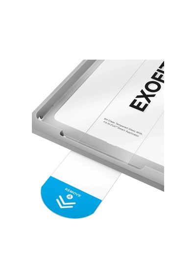 Apple Uyumlu iPad  Air 13 Inç 2024 2025 Ekran Koruyucu Temperli Cam Optix Exofit Applicator Kolay Kurulum Aparatlı