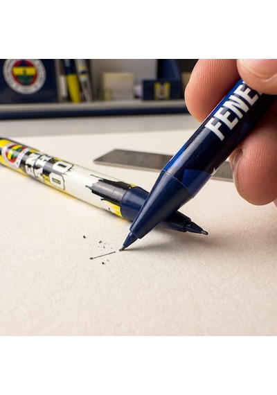 Bakgelal Fenerbahçe Lisanslı 0.7 Mm Versatil Kalem Taraftar Desenli Uçlu Kalem Okul Kırtasiye 1 Adet - 9017538570883 Lacivert - Sarı