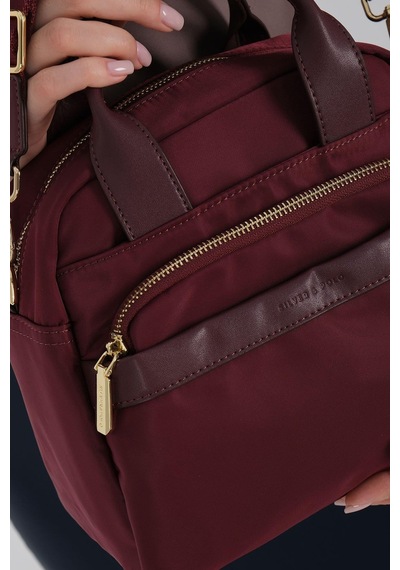Silver Polo Sp1216 Kadın El Çantası Saten Bordo-bordo