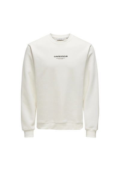 Only & Sons Erkek Sweatshirt On.22030923 Beyaz