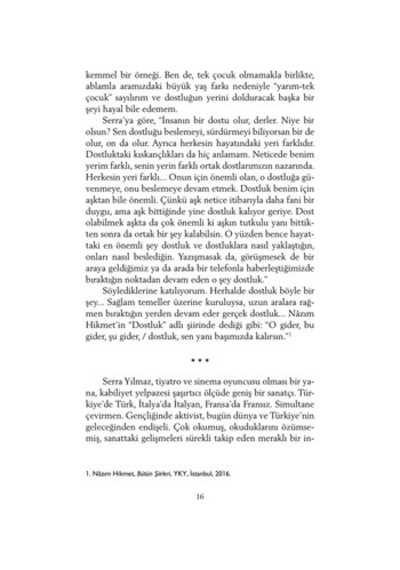 Emine'nin Şimdilik Bu Kadar Temalı Düşünceleri