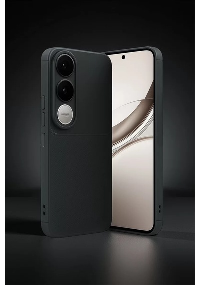 Newface Vivo V50 Lite 4g Auto Focus Karbon Kapak - Siyah