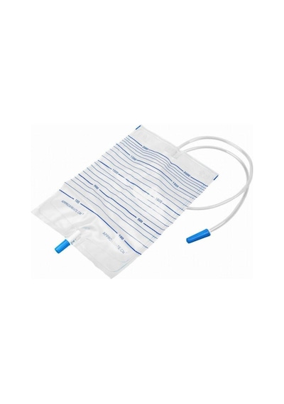 DM01 Steril İdrar Torbası Düz Musluklu 2000 ML x 40 Adet