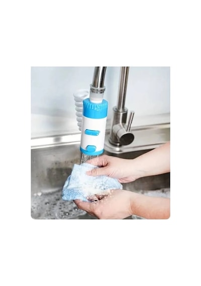 Multifonksiyonel Musluk Uzatıcı Ve Sabun Dispenseri Beyaz