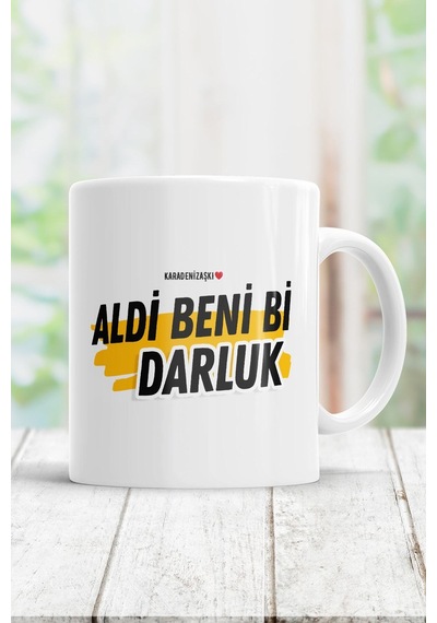 Aldi Beni Bi Darluk Kupa Bardak Beyaz