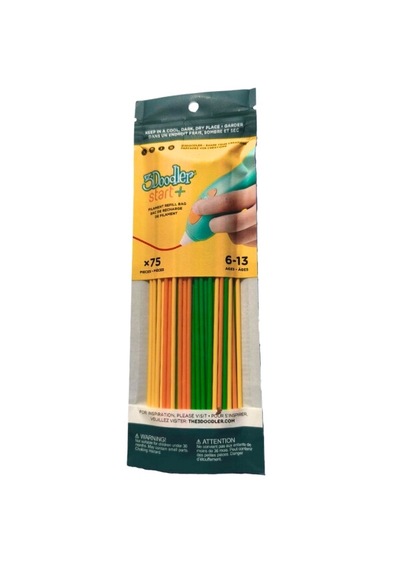 Start+ Eco Pla Garden Blend 3d Kalem İçin 75 Çubuk Filament - 3ds-eco-mıx2-75 Garden Blend