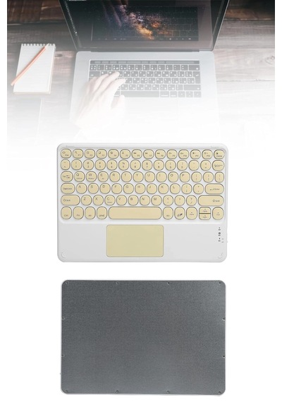Zenvia Touchpad Tüm Cihazlara Uyumlu Bluetooth Klavye Touchpad Slim Kablosuz Wifi Q Klavye Znv2026 75078594