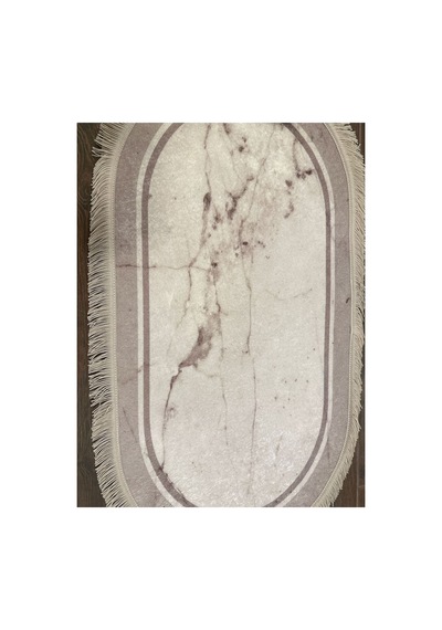 Buççin Online Mağaza Ekonomik Banyo Paspası 2 'li Kaymaz Taban 60x100 Polyester İnce 6 Mm Altı Bej Çok Renkli