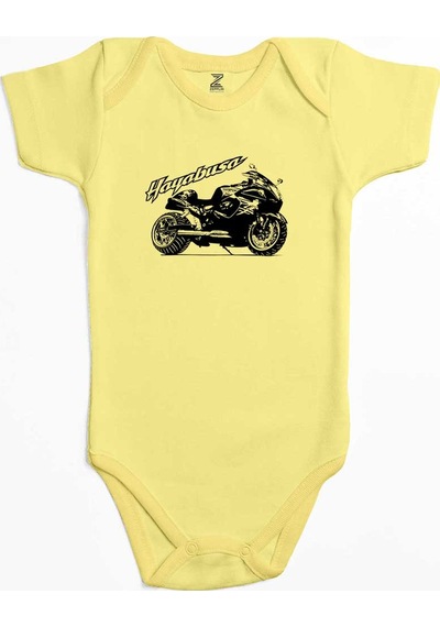Zepplin Giyim Suzuki Hayabusa Ekru Bebek Body Zıbın