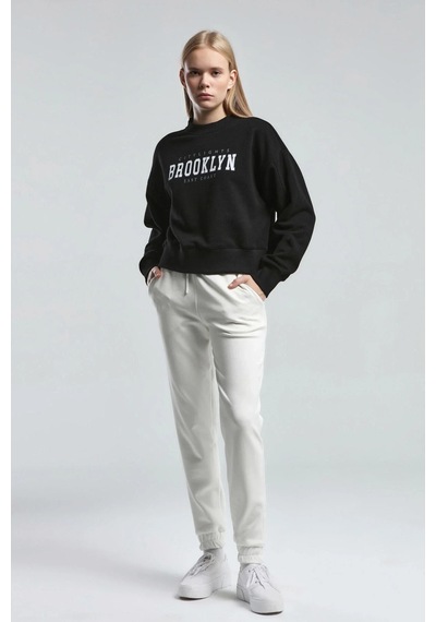Kadın Siyah Sweatshirt Black