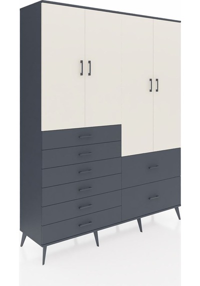 Hyperion Gardrop 7 Raflı 8 Çekmeceli 4 Kapaklı 176x44x221 Antrasit-aytaşı/antrasit Aytaşı/antrasit Hyperion Gardrop 7 Raflı 8 Çekmeceli 4 Kapaklı 176x44x221 Antrasit-aytaşı/antrasit Aytaşı/antrasit