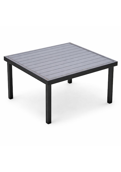 Bahçe Takımı Balkon Ve Cafe Modüler Metal Koltuk Takımı 2+1+1 Sehpalı Bej 1637 Bej