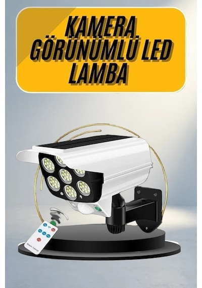 Uzaktan Kumandalı Solar Led Lamba 1 Adet Dış Mekan Renkli