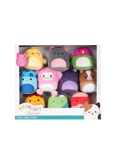 Squishmallows Micromallows 10 Lu Mini Peluş Oyuncak Seti Orijinal Lisanslı 6,3 Cm Diğer