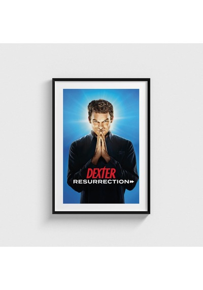 Dexter Resurrection Dizi Posteri Tablo Çerçeveli Poster Duvar Dekorasyonu Siyah Çerçeveli Tablo Siyah Çerçeveli Tablo Dn11d460sıyah