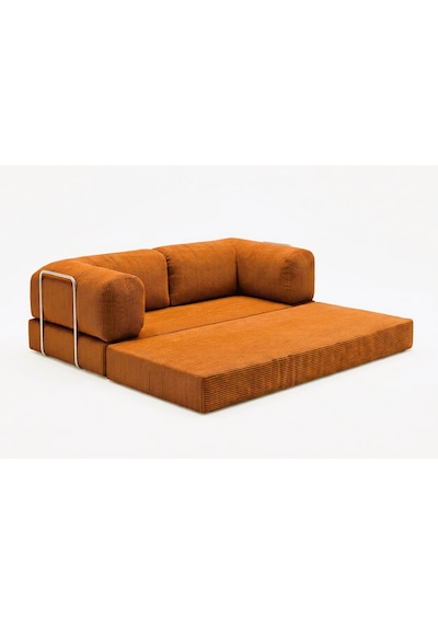 Herev 200x200 Cm 50 Dns Modüler Köşe Koltuk Fitilli Kadife Kumaş, Yatak Olabilen, Modern Tasarım Şark Köşe Turuncu Herev 200x200 Cm 50 Dns Modüler Köşe Koltuk Fitilli Kadife Kumaş, Yatak Olabilen, Modern Tasarım Şark Köşe Turuncu