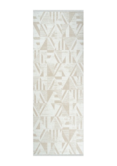 İmge 2506 Bej - Geometrik Desenli Halı Bej