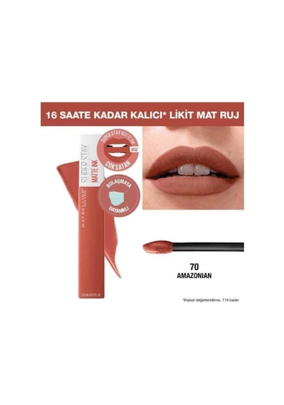 Maybelline New York Super Stay Matte Ink Unnude Likit Mat Ruj