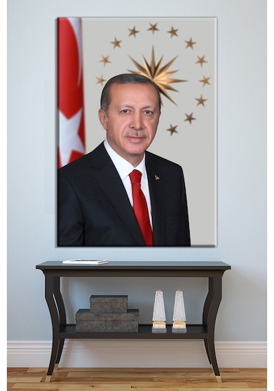 Recep Tayyip Erdoğan Kanvas Tablo 60 x 90