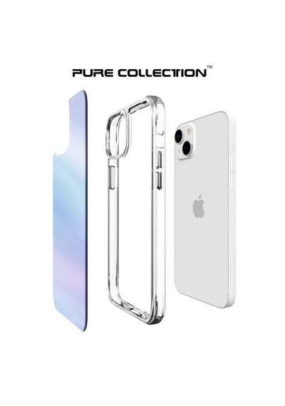 Bix iPhone Uyumlu 13 / 14 Pure Rainbow Renk Geçişli Şeffaf Kılıf Çizilmeye Dayanıklı Darbe Emici Parmak İzi Önleyici Mavi Bix iPhone Uyumlu 13 / 14 Pure Rainbow Renk Geçişli Şeffaf Kılıf Çizilmeye Dayanıklı Darbe Emici Parmak İzi Önleyici Mavi