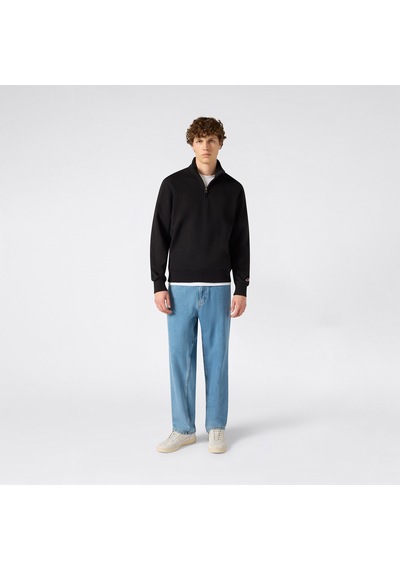 Champion Half Zip Erkek Siyah Sweatshirt 222044 Çok Renkli