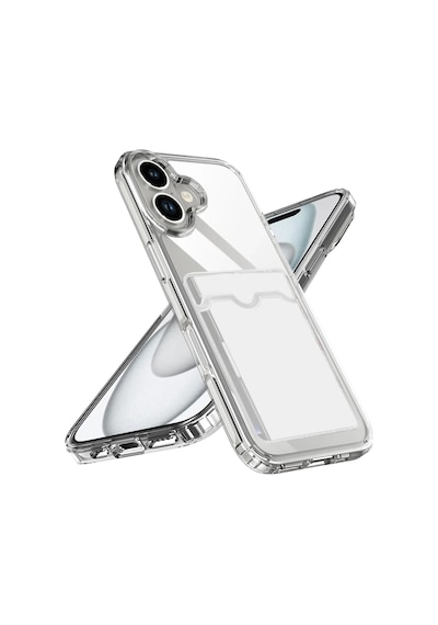 Newface - 810 - Apple iPhone Uyumlu 17 Kart Şeffaf Silikon - Novapazr - - Şeffaf