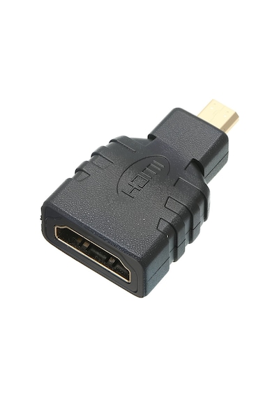 Micro Hdmı To Hdmı Çevirici Adaptör - Altın Uçlu 4k Destekli Dönüştürücü - Raspberry Pi 5 Uyumlu