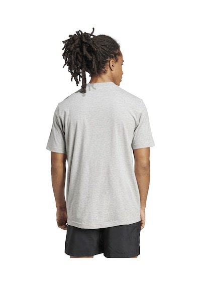 Adidas M Sl Sj Erkek Spor T-shirt - Jf1091 Gri