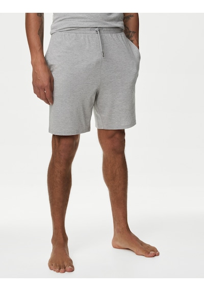 Marks & Spencer Regular Fit Supima Pijama Altı T07001231A Gri