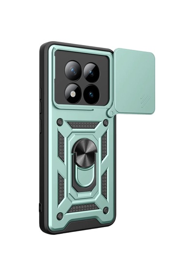 Xiaomi Redmi Note 15 Pro 5g Pars Lens Yüzüklü Silikon - Yeşil -