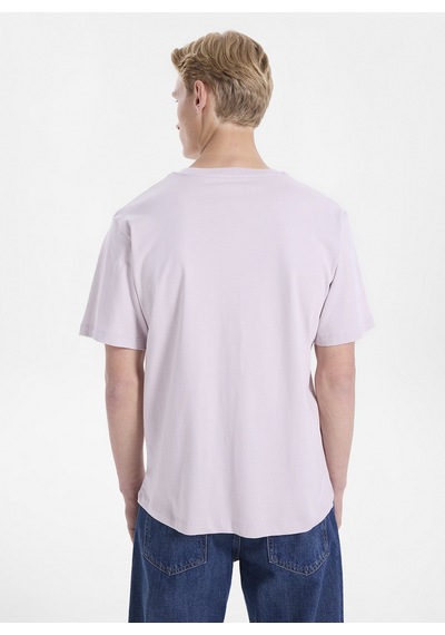 Jack & Jones Lila Erkek %100 Pamuk Regular Fit T-shirt 12307781 Jorwıldlıfe Tee Crew Bss26