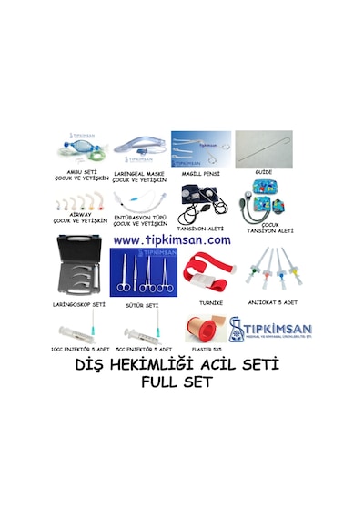 Acil Seti - Diş Hekimliği için - Full Set