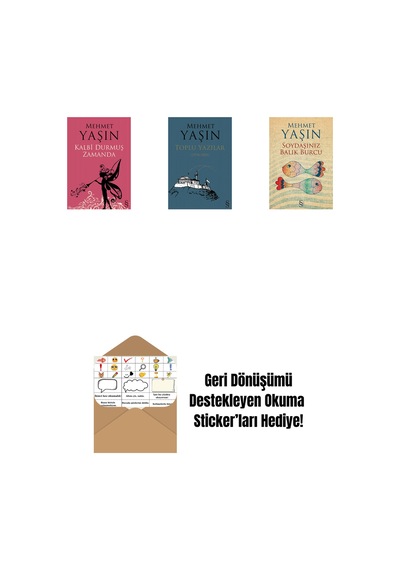 Kalbi Durmuş Zamanda + Toplu Yazılar + Soydaşınız Balık Burcu + Okuma Sticker'ları