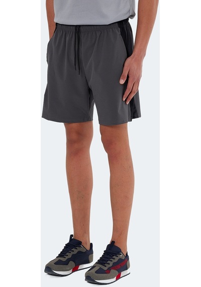 Slazenger RANDI Erkek Cepli Fıtness Koyu Gri Şort