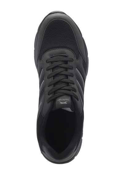 Slazenger Efrat Büyük Beden Erkek Sneaker Ayakkabı Siyah / Siyah
